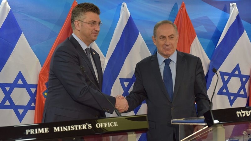 Izjave predsjednika Vlade Plenkovića i izraelskog premijera Netanyahua nakon sastanka